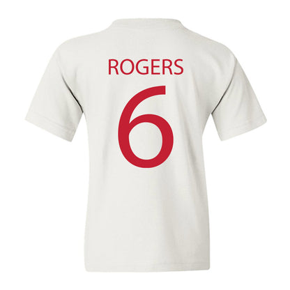Wisconsin - NCAA Women's Soccer : Jane Rogers - Sports Shersey Youth T-Shirt-1