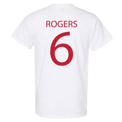 Wisconsin - NCAA Women's Soccer : Jane Rogers - Sports Shersey T-Shirt-1