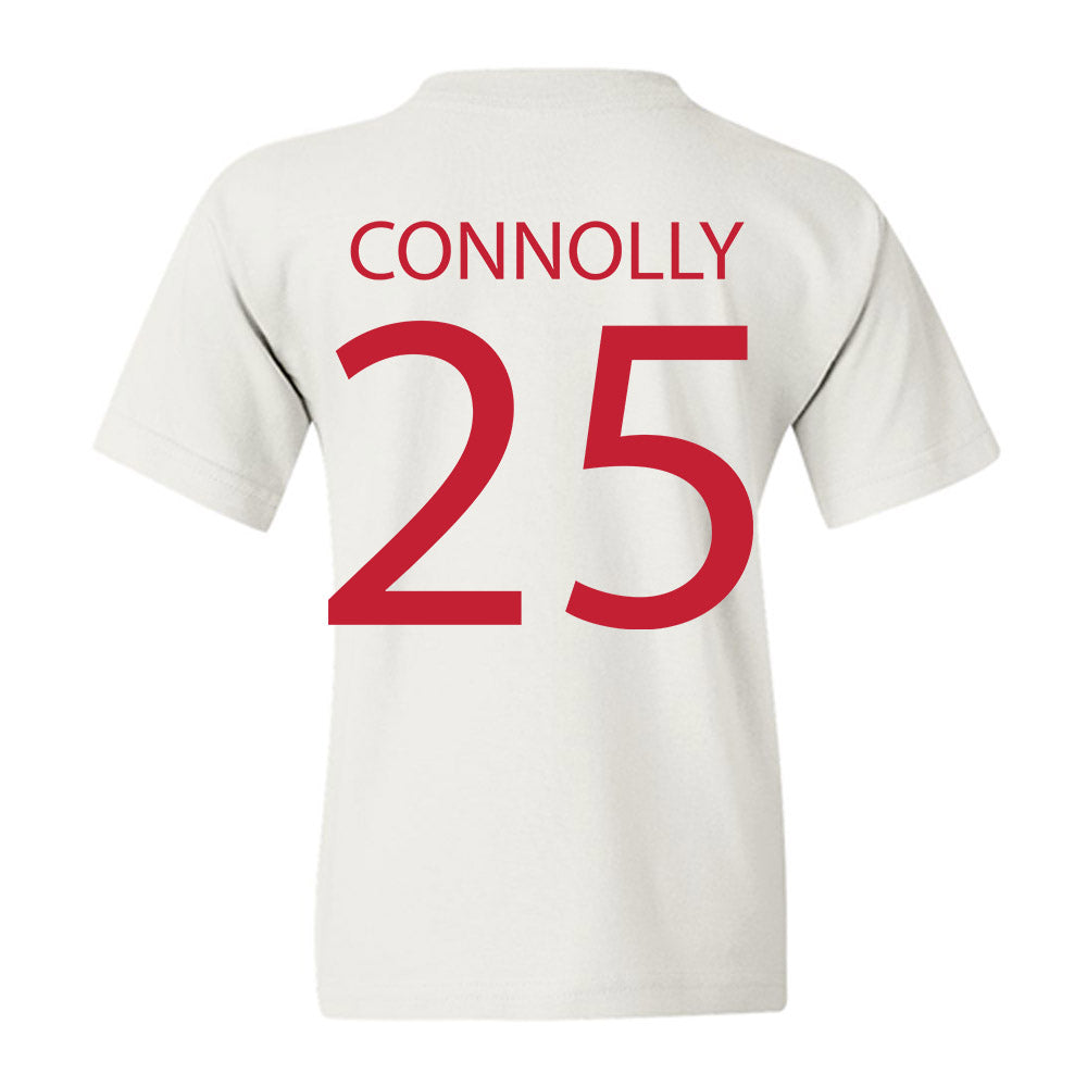Wisconsin - NCAA Women's Soccer : Erin Connolly - Sports Shersey Youth T-Shirt-1