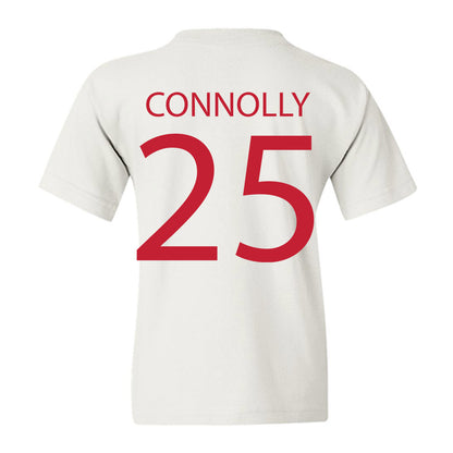 Wisconsin - NCAA Women's Soccer : Erin Connolly - Sports Shersey Youth T-Shirt-1
