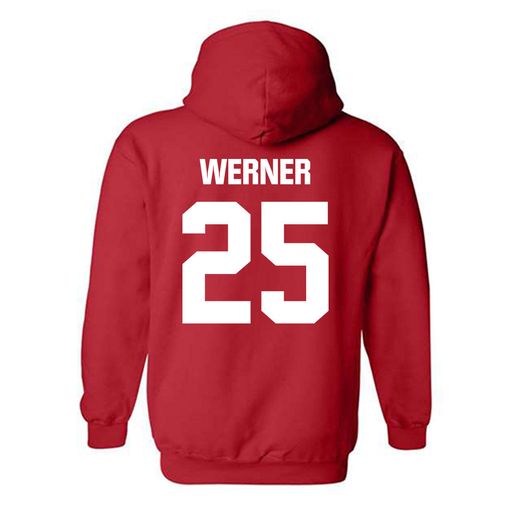 Wisconsin - NCAA Softball : Madison Werner - Sports Shersey Hooded Sweatshirt-1