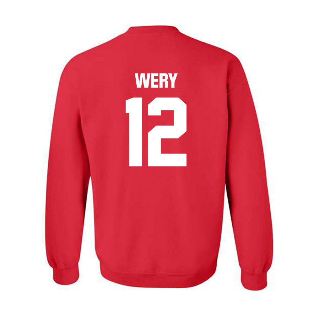 Wisconsin - NCAA Softball : Addison Wery - Sports Shersey Crewneck Sweatshirt-1