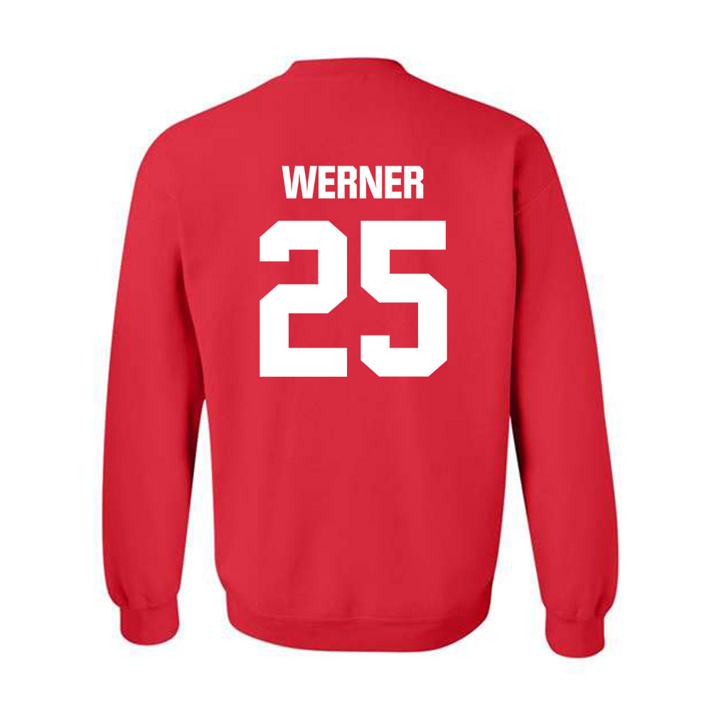 Wisconsin - NCAA Softball : Madison Werner - Sports Shersey Crewneck Sweatshirt-1