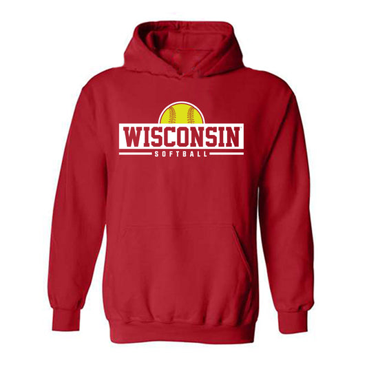 Wisconsin - NCAA Softball : Addison Blomberg - Sports Shersey Hooded Sweatshirt-0