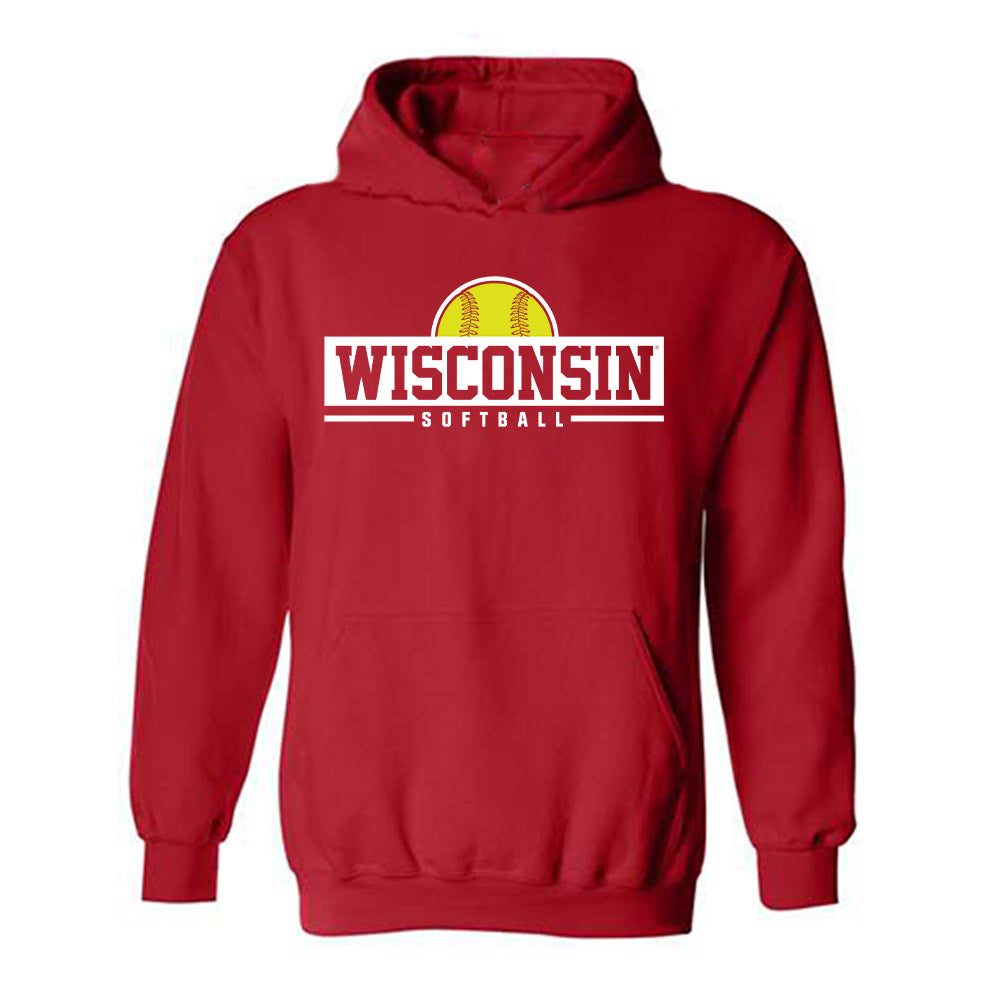 Wisconsin - NCAA Softball : Kylee Molitor - Sports Shersey Hooded Sweatshirt-0