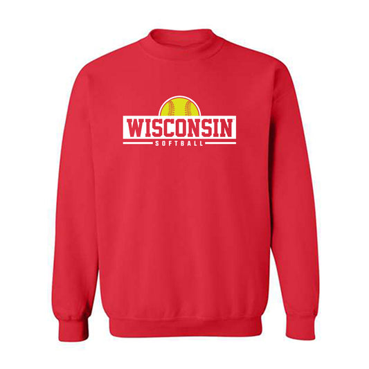Wisconsin - NCAA Softball : Kaylie Whidden - Sports Shersey Crewneck Sweatshirt-0