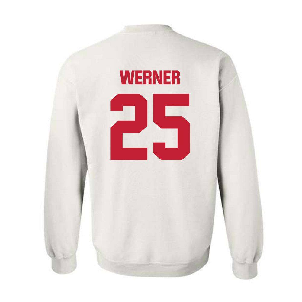 Wisconsin - NCAA Softball : Madison Werner - Sports Shersey Crewneck Sweatshirt-1