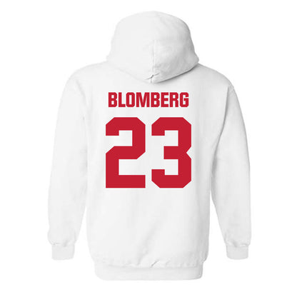 Wisconsin - NCAA Softball : Hilary Blomberg - Sports Shersey Hooded Sweatshirt-1