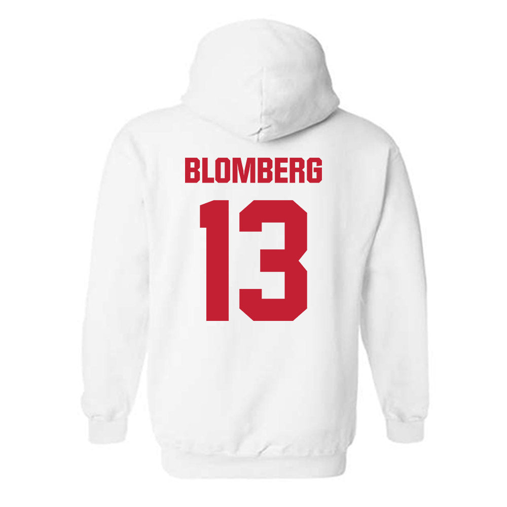 Wisconsin - NCAA Softball : Addison Blomberg - Sports Shersey Hooded Sweatshirt-1