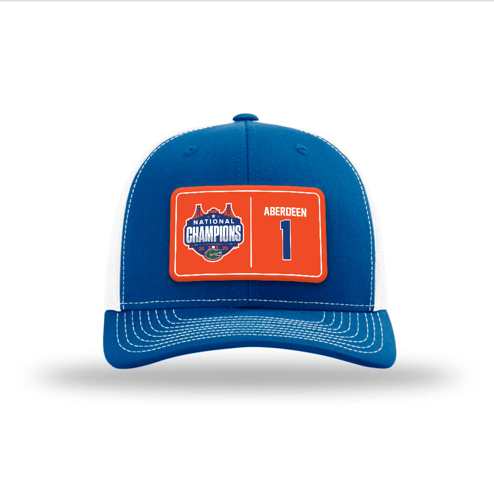 Florida - NCAA Men's Basketball : Denzel Aberdeen - National Champs Snapback Trucker Hat-0