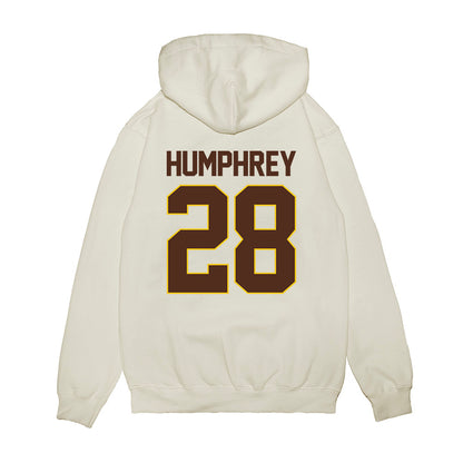 Western Michigan - NCAA Men's Ice Hockey : Ryan Humphrey - Premium Hooded Sweatshirt-1