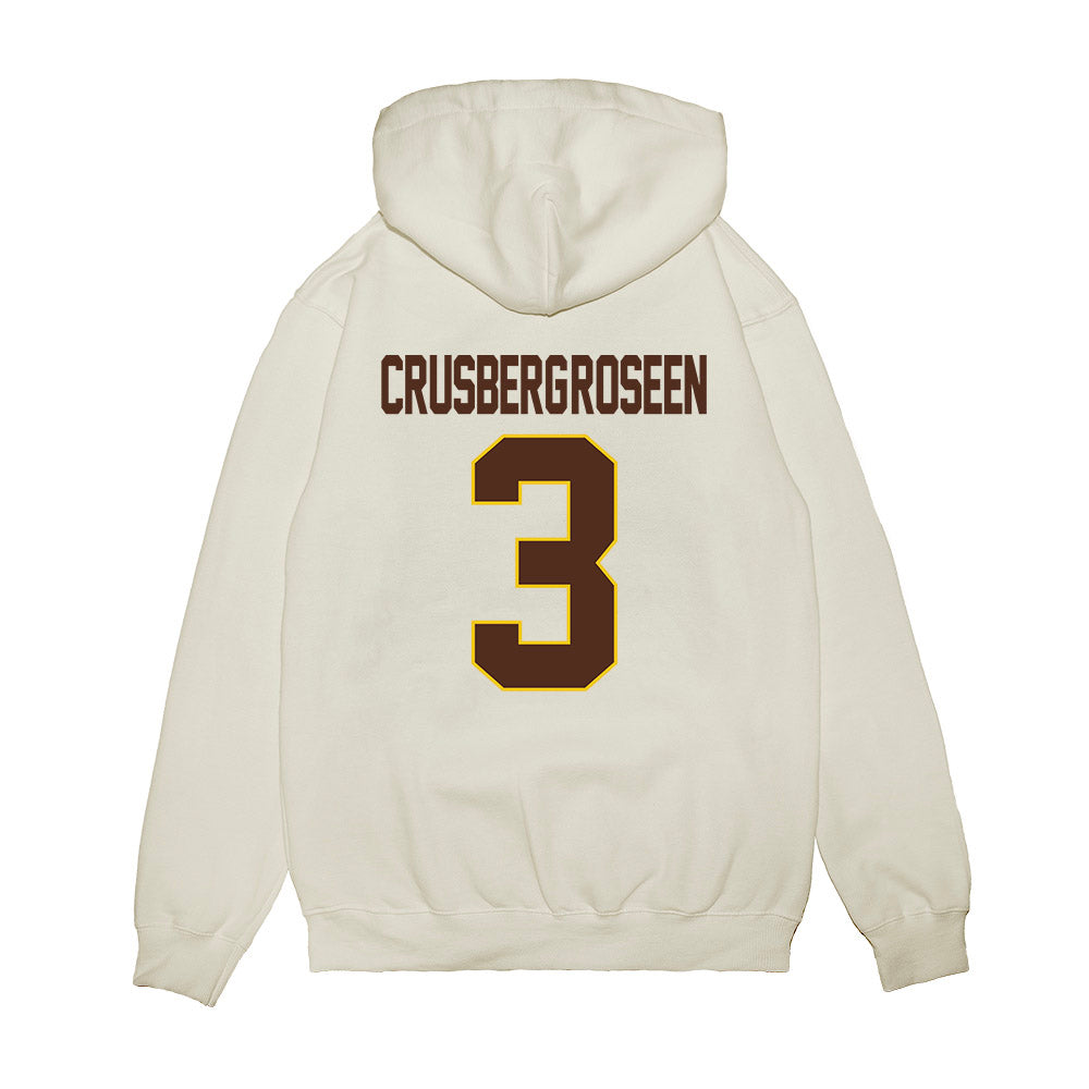 Western Michigan - NCAA Men's Ice Hockey : Cole Crusberg-Roseen - Premium Hooded Sweatshirt-1