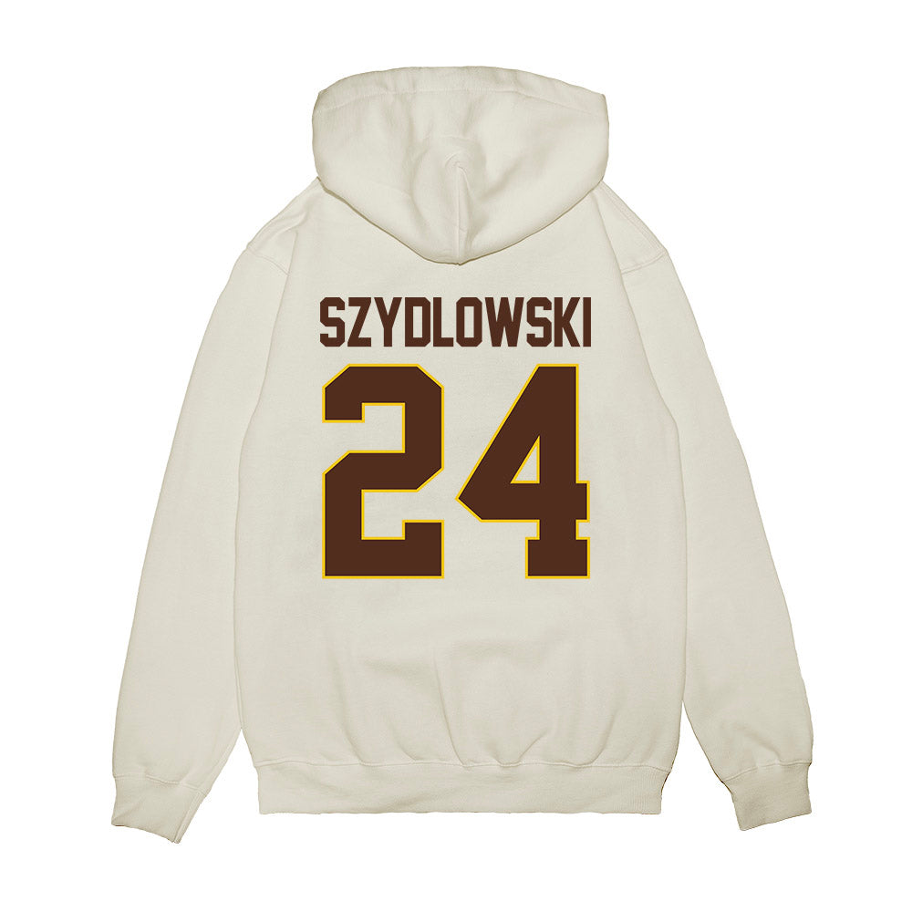 Western Michigan - NCAA Men's Ice Hockey : Garrett Szydlowski - Premium Hooded Sweatshirt-1