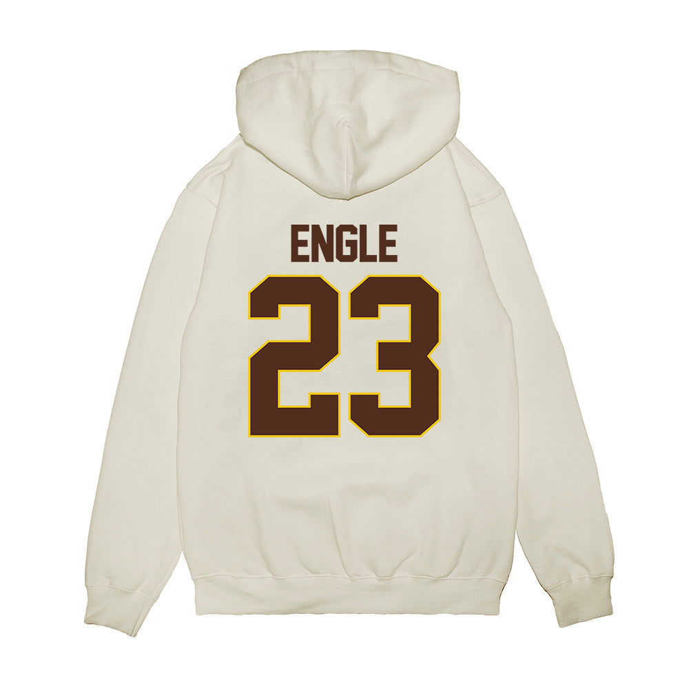 Western Michigan - NCAA Men's Ice Hockey : Edison Engle - Premium Hooded Sweatshirt-1