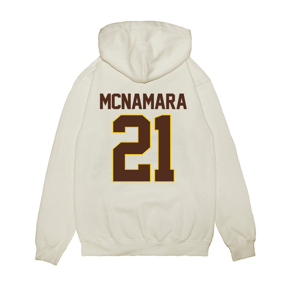 Western Michigan - NCAA Men's Ice Hockey : Luke McNamara - Premium Hooded Sweatshirt-1