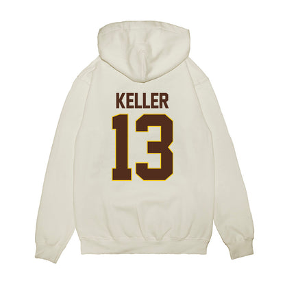 Western Michigan - NCAA Men's Ice Hockey : Jordan Keller - Premium Hooded Sweatshirt-1
