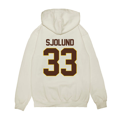 Western Michigan - NCAA Men's Ice Hockey : Samuel Sjolund - Premium Hooded Sweatshirt-1