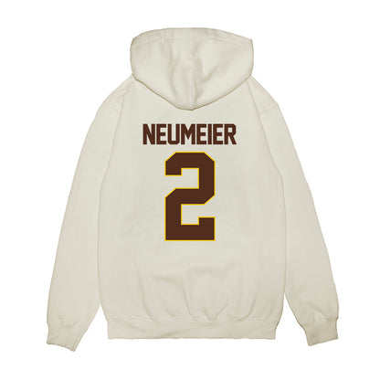 Western Michigan - NCAA Men's Ice Hockey : Michael Neumeier - Premium Hooded Sweatshirt-1