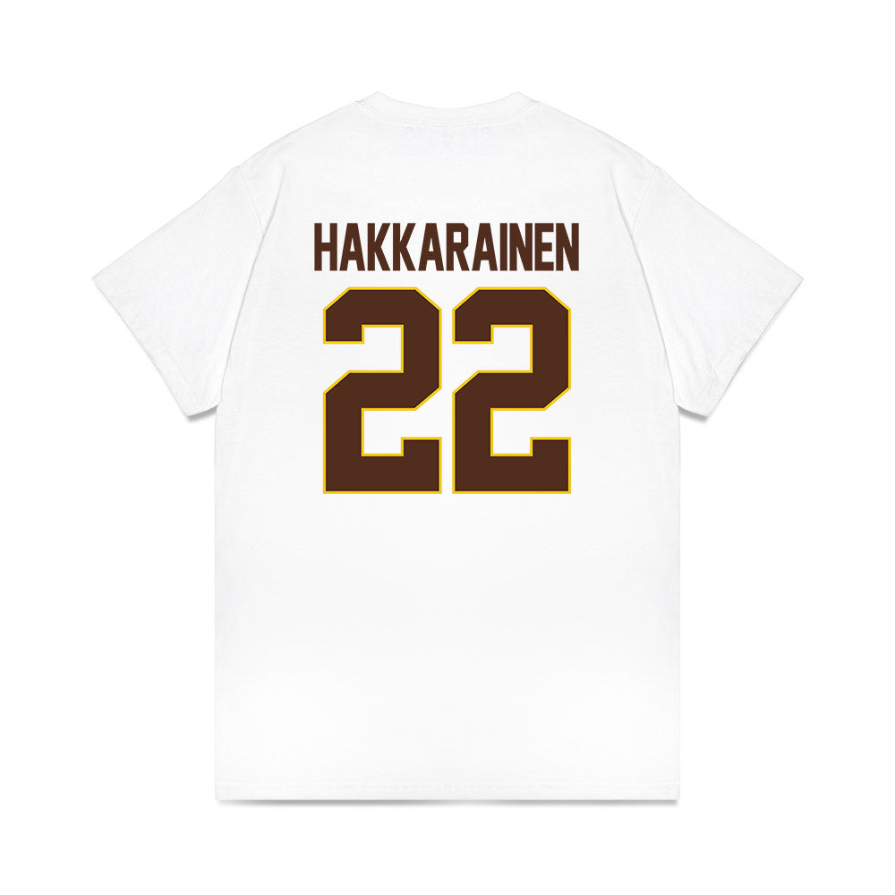Western Michigan - NCAA Men's Ice Hockey : Iiro Hakkarainen - Premium T-Shirt-1
