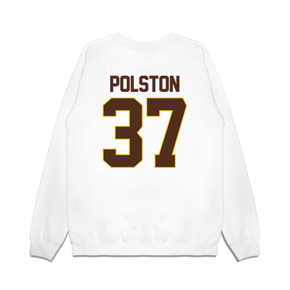 Western Michigan - NCAA Men's Ice Hockey : Michael Polston - Premium Crewneck Sweatshirt-1