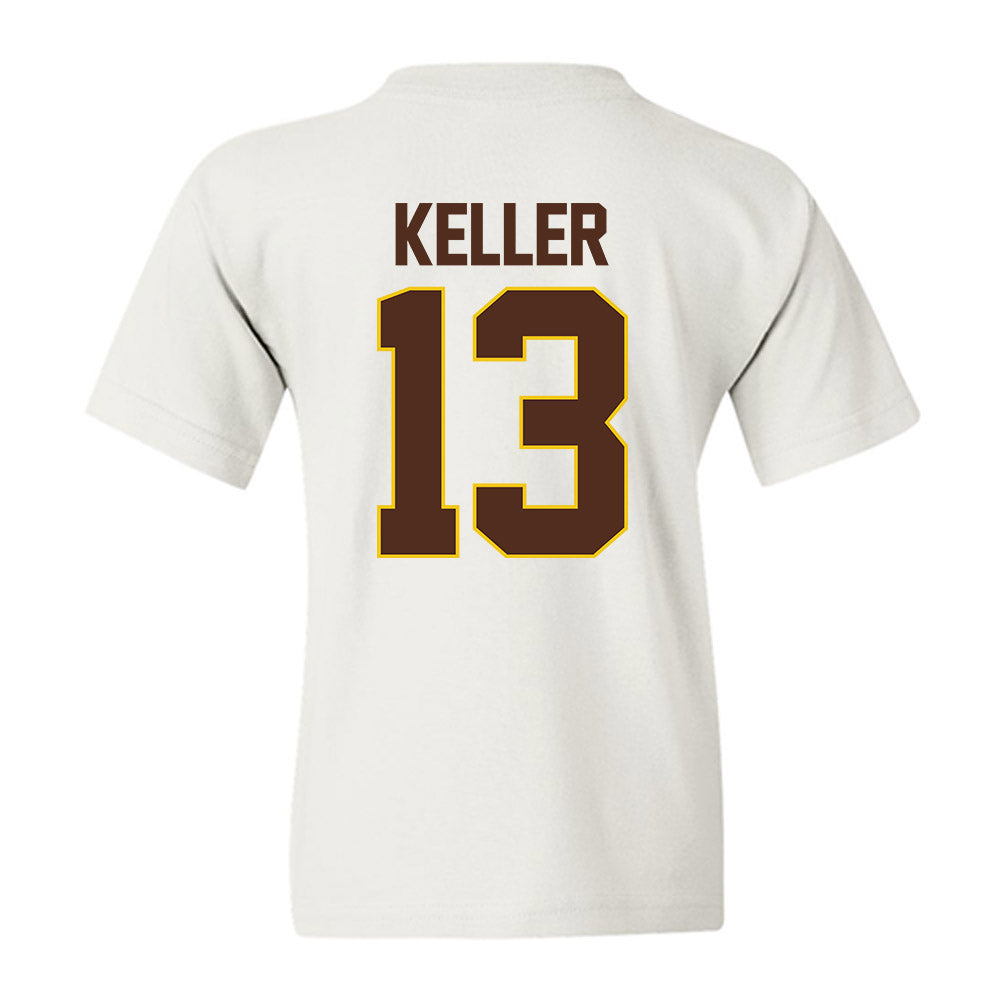 Western Michigan - NCAA Men's Ice Hockey : Jordan Keller - Youth T-Shirt-1