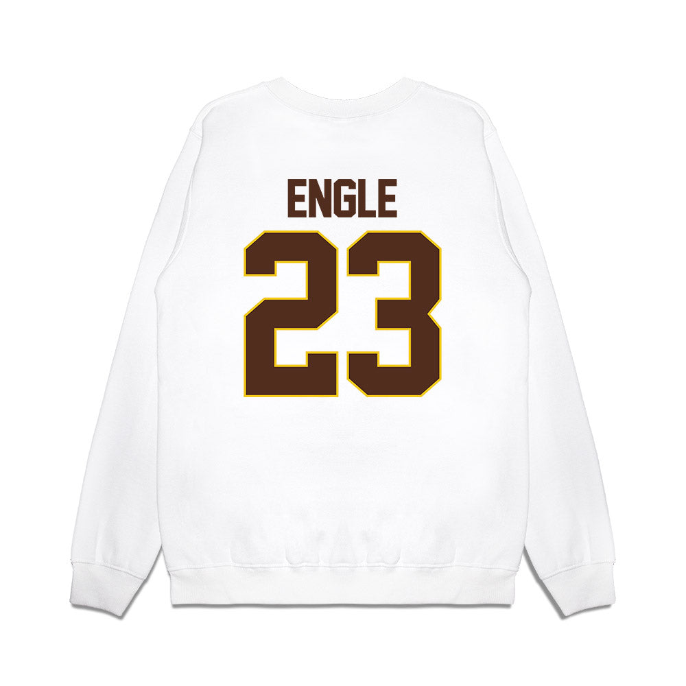 Western Michigan - NCAA Men's Ice Hockey : Edison Engle - Premium Crewneck Sweatshirt-1