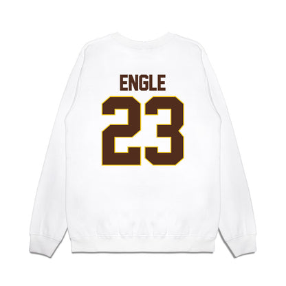 Western Michigan - NCAA Men's Ice Hockey : Edison Engle - Premium Crewneck Sweatshirt-1