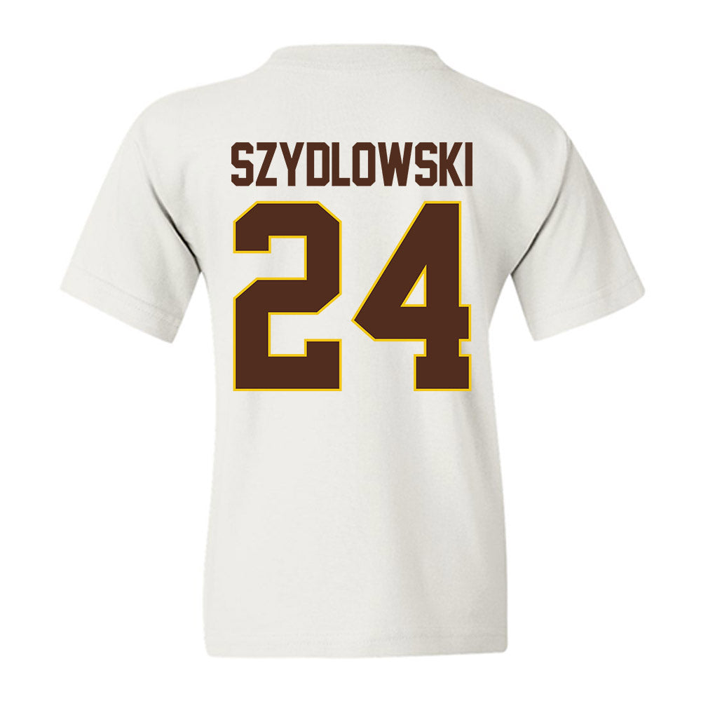 Western Michigan - NCAA Men's Ice Hockey : Garrett Szydlowski - Youth T-Shirt-1