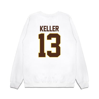 Western Michigan - NCAA Men's Ice Hockey : Jordan Keller - Premium Crewneck Sweatshirt-1
