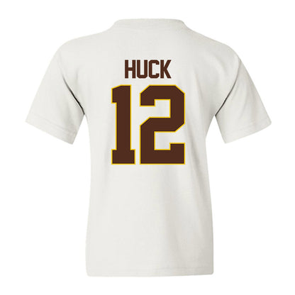 Western Michigan - NCAA Men's Ice Hockey : Samuel Huck - Youth T-Shirt-1