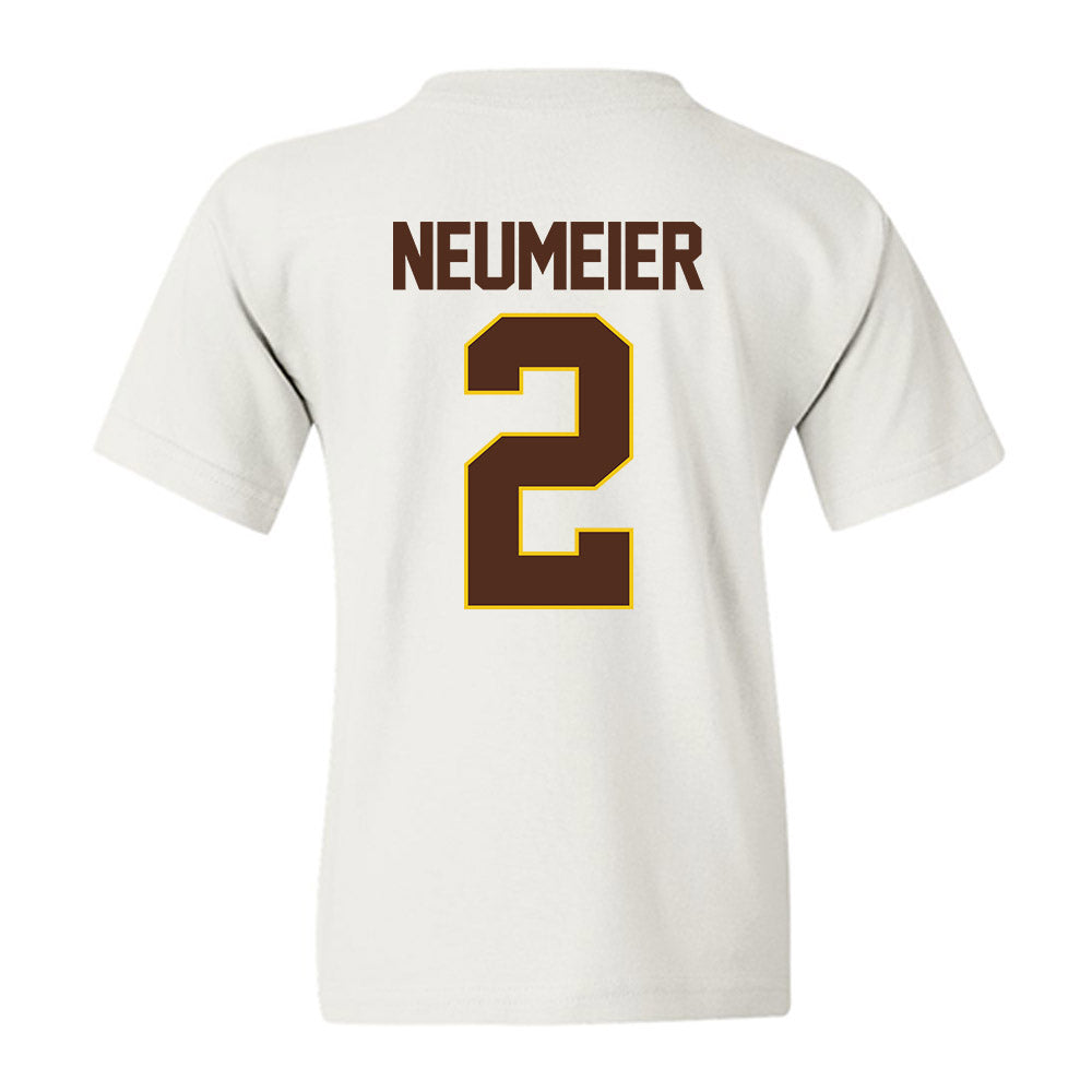 Western Michigan - NCAA Men's Ice Hockey : Michael Neumeier - Youth T-Shirt-1