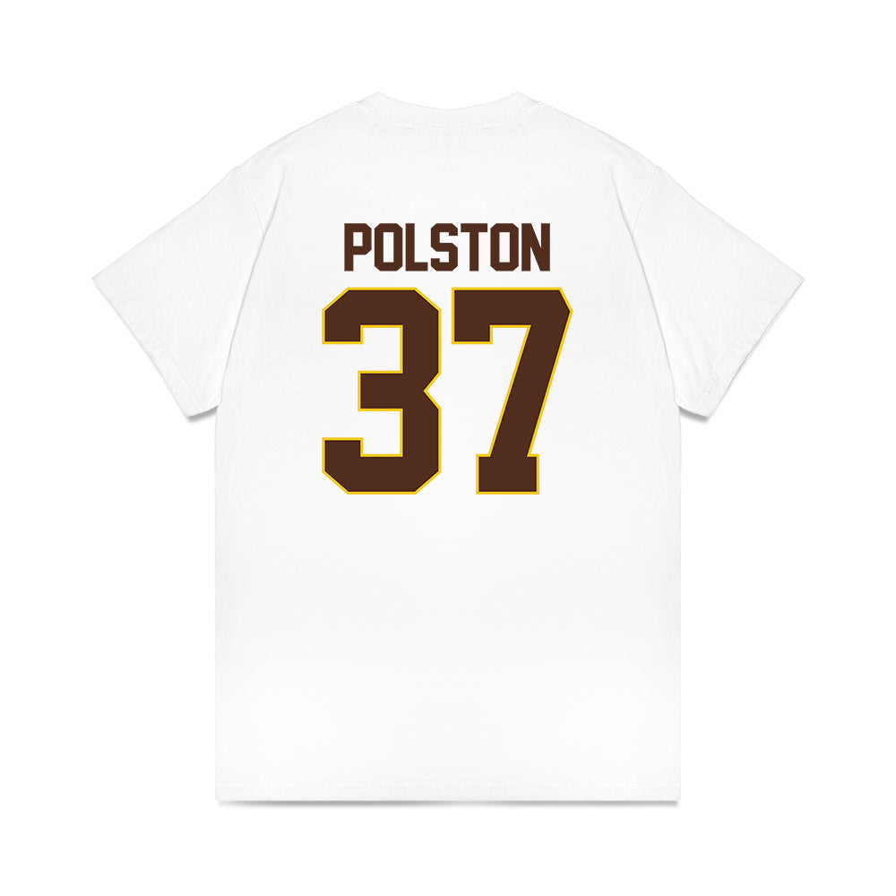 Western Michigan - NCAA Men's Ice Hockey : Michael Polston - Premium T-Shirt-1