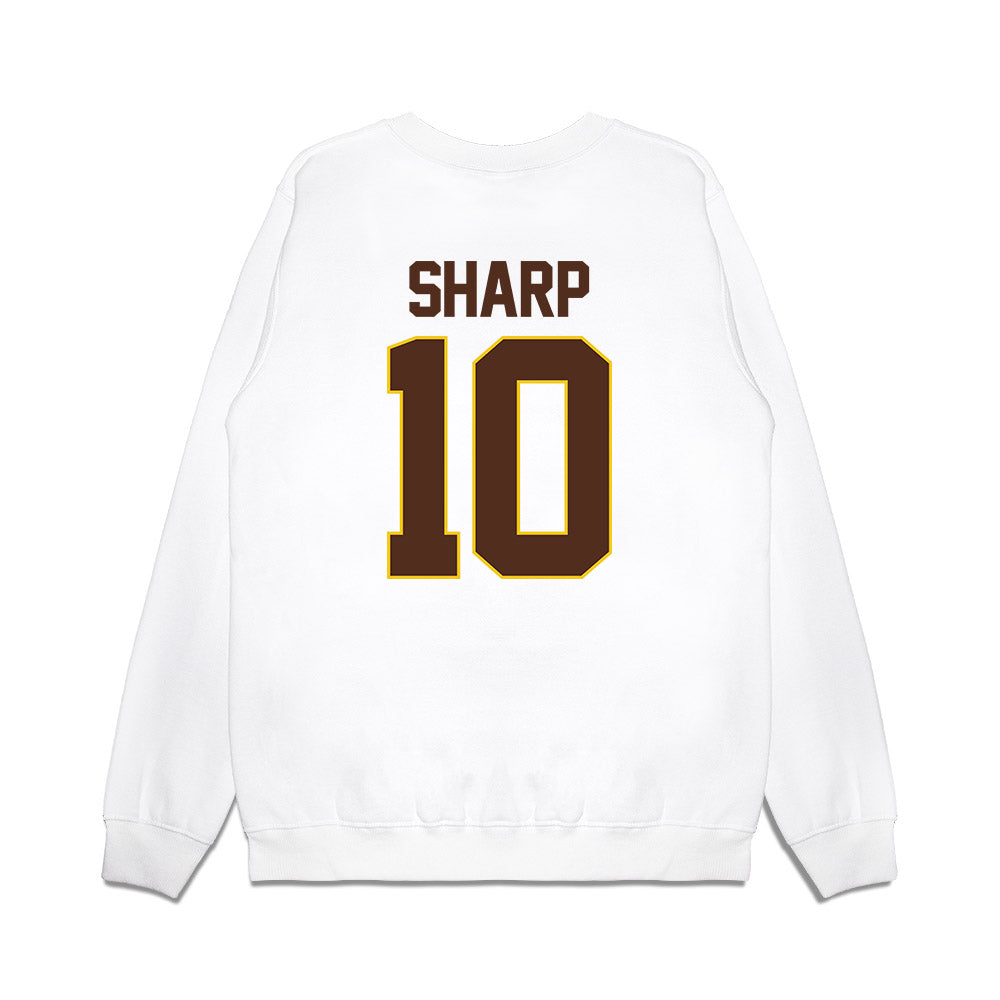 Western Michigan - NCAA Men's Ice Hockey : Zack Sharp - Premium Crewneck Sweatshirt-1