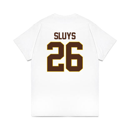 Western Michigan - NCAA Men's Ice Hockey : Jamison Sluys - Premium T-Shirt-1