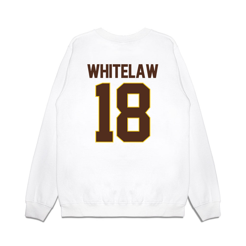 Western Michigan - NCAA Men's Ice Hockey : William Whitelaw - Premium Crewneck Sweatshirt-1
