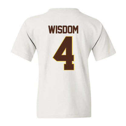 Western Michigan - NCAA Men's Ice Hockey : Zaccharya Wisdom - Youth T-Shirt-1