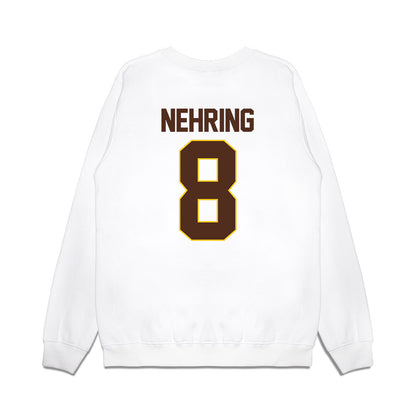 Western Michigan - NCAA Men's Ice Hockey : Zach Nehring - Premium Crewneck Sweatshirt-1