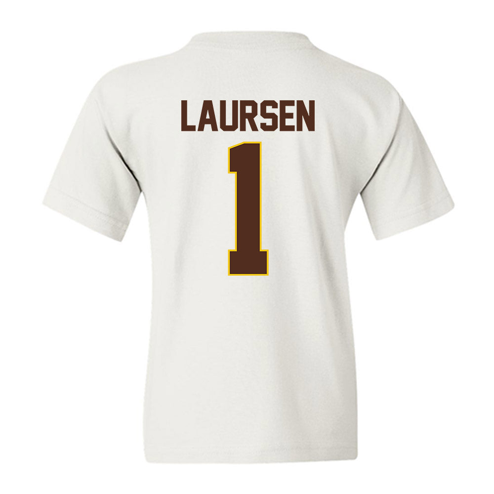Western Michigan - NCAA Men's Ice Hockey : Kirk Laursen - Youth T-Shirt-1