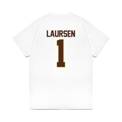Western Michigan - NCAA Men's Ice Hockey : Kirk Laursen - Premium T-Shirt-1