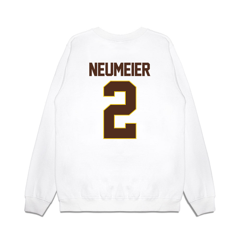 Western Michigan - NCAA Men's Ice Hockey : Michael Neumeier - Premium Crewneck Sweatshirt-1