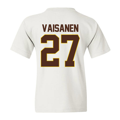Western Michigan - NCAA Men's Ice Hockey : Joona Vaisanen - Youth T-Shirt-1