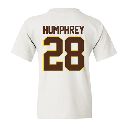 Western Michigan - NCAA Men's Ice Hockey : Ryan Humphrey - Youth T-Shirt-1