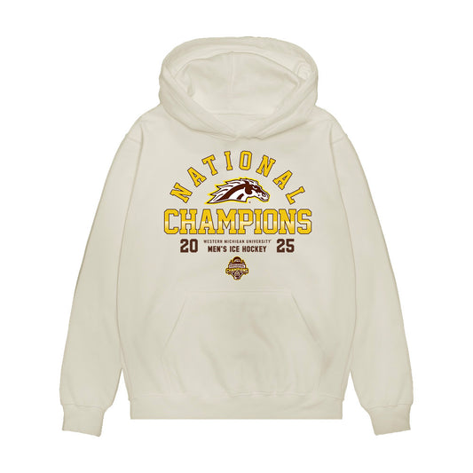 Western Michigan - NCAA Men's Ice Hockey : Samuel Huck - Premium Hooded Sweatshirt-0