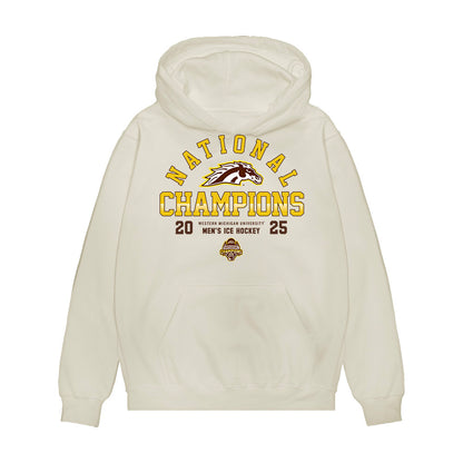 Western Michigan - NCAA Men's Ice Hockey : Zach Bade - Premium Hooded Sweatshirt-0