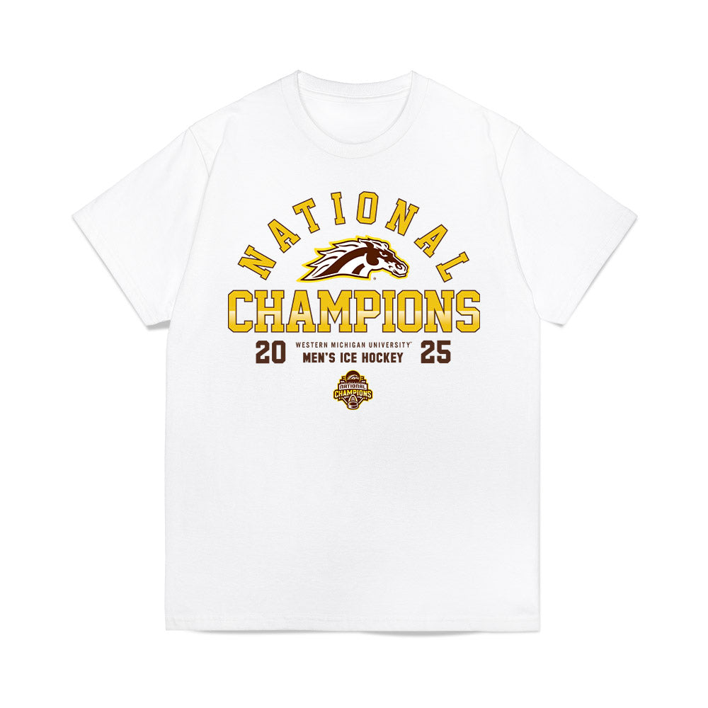 Western Michigan - NCAA Men's Ice Hockey : Ty Henricks - Premium T-Shirt-0