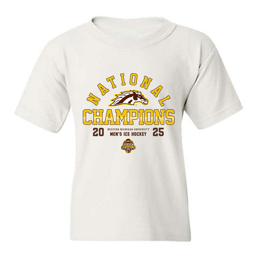 Western Michigan - NCAA Men's Ice Hockey : Tommy Lafreniere - Youth T-Shirt-0