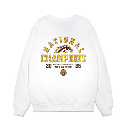 Western Michigan - NCAA Men's Ice Hockey : Ryan Humphrey - Premium Crewneck Sweatshirt-0