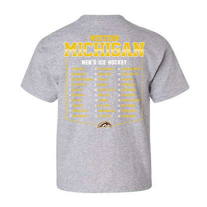 Western Michigan - NCAA Men's Ice Hockey : - Youth T-Shirt-1