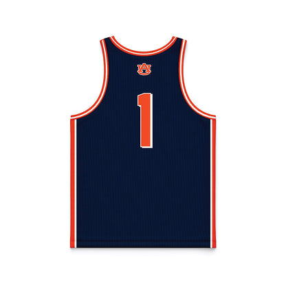 Auburn - NCAA Men's Basketball : - Basketball Jersey-1