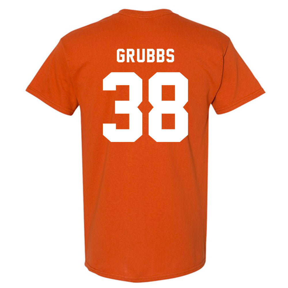 Texas - NCAA Baseball : Max Grubbs - Classic Shersey T-Shirt-1